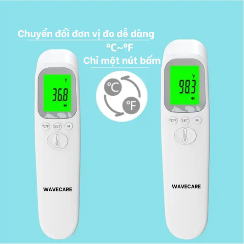 Nhiệt Kế Điện Tử Hồng Ngoại Đo Trán Chính Hãng Wavecare